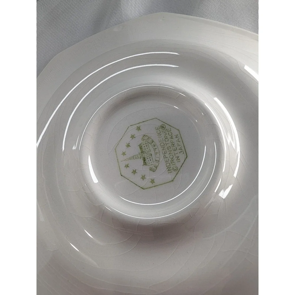 MCM Independence Interpace Japan Footed Teacup & Saucer | Mixed Fruit Floral